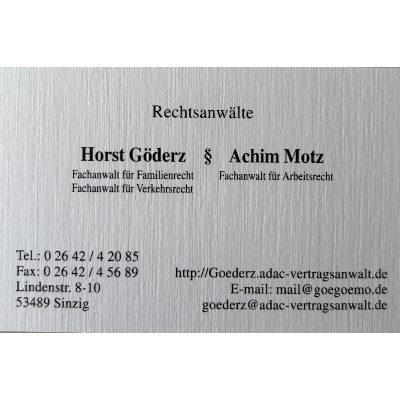 Logo von Rechtsanwaltskanzlei Göderz & Motz