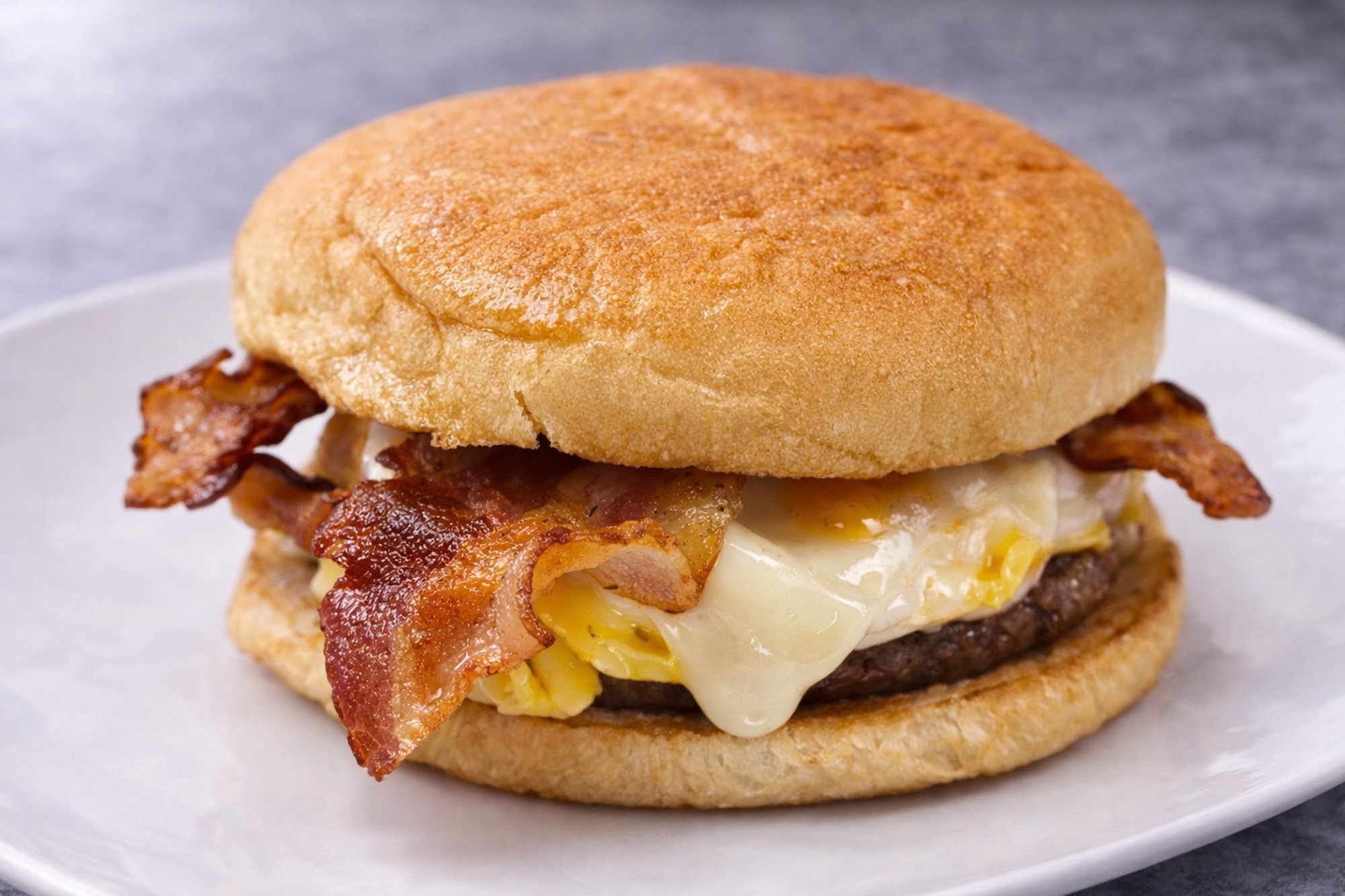 Sausage Patty, Egg and Cheese Sandwich