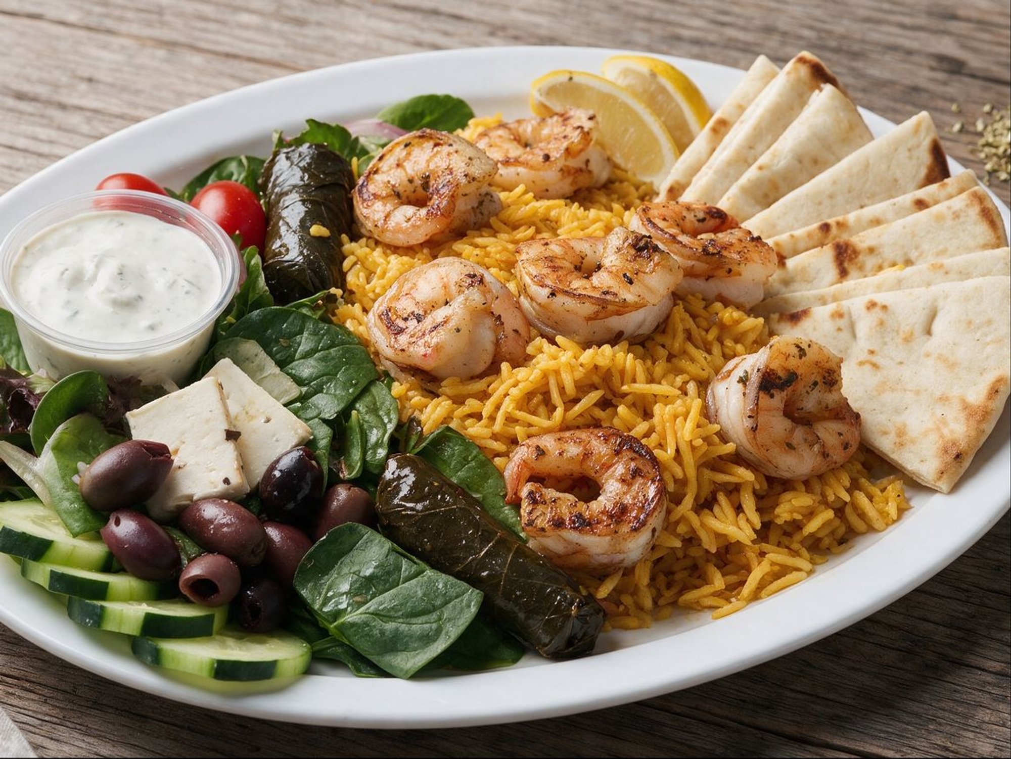 Grilled Shrimp (7) Platter