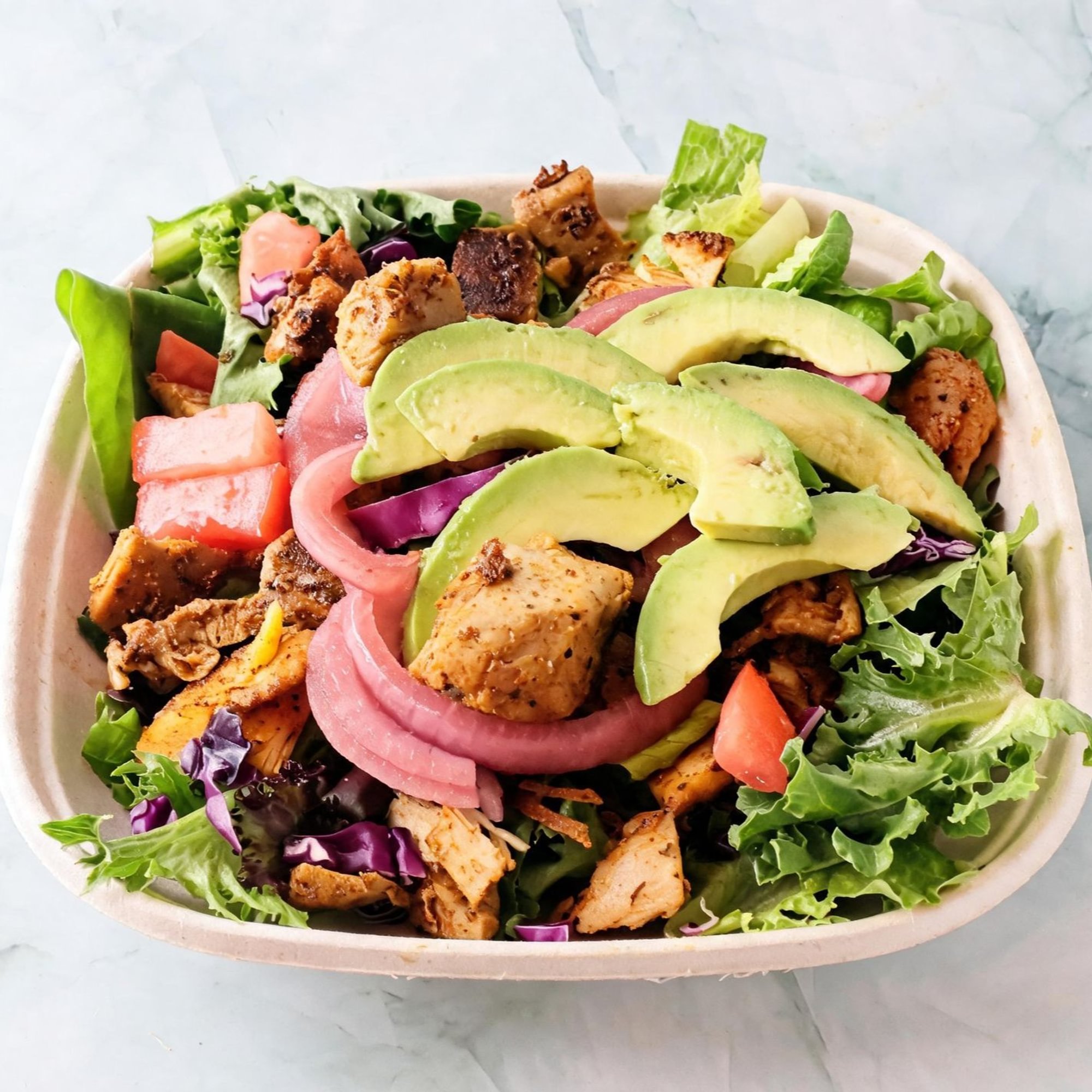 Chicken Avocado Greens