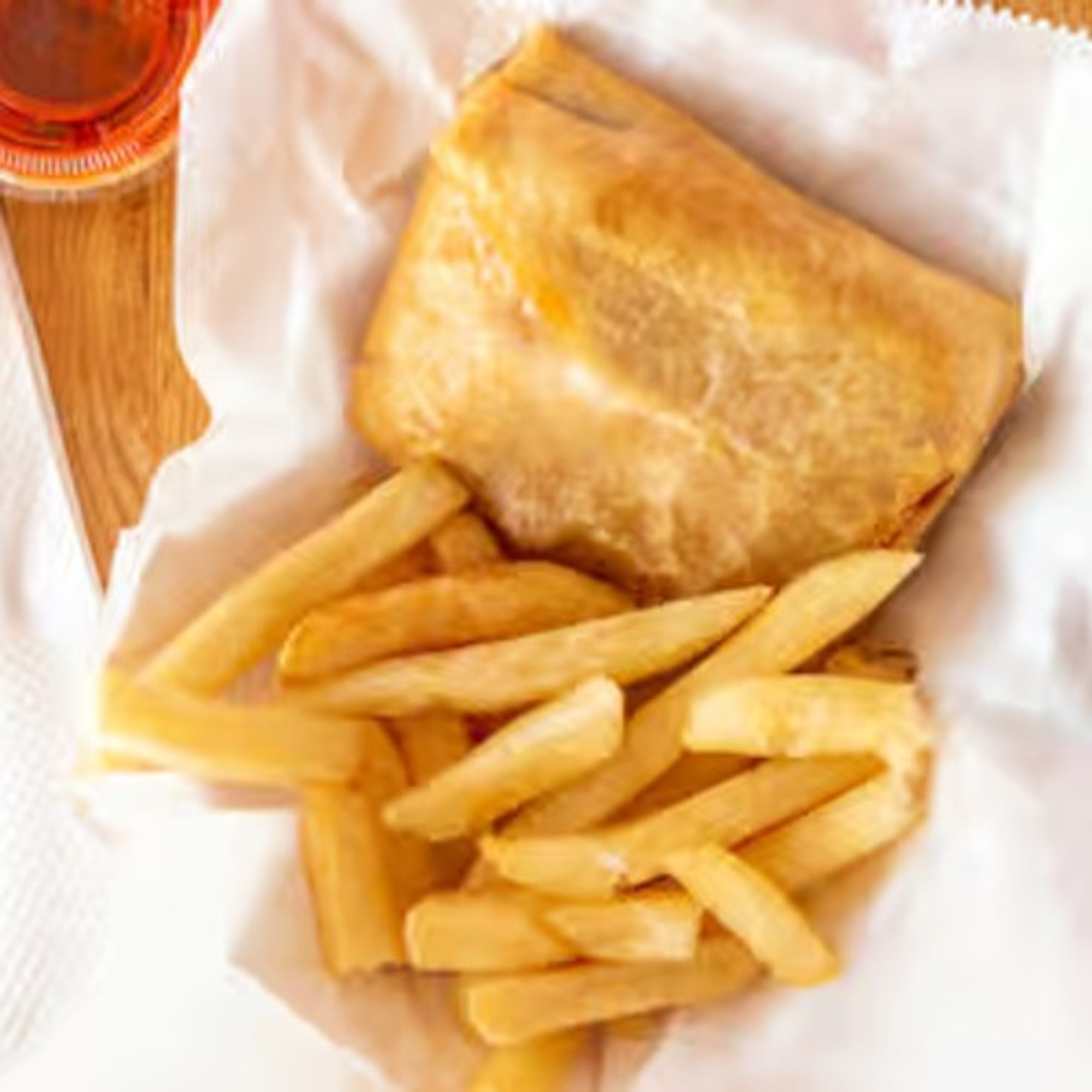 Pizza Puff with Fries