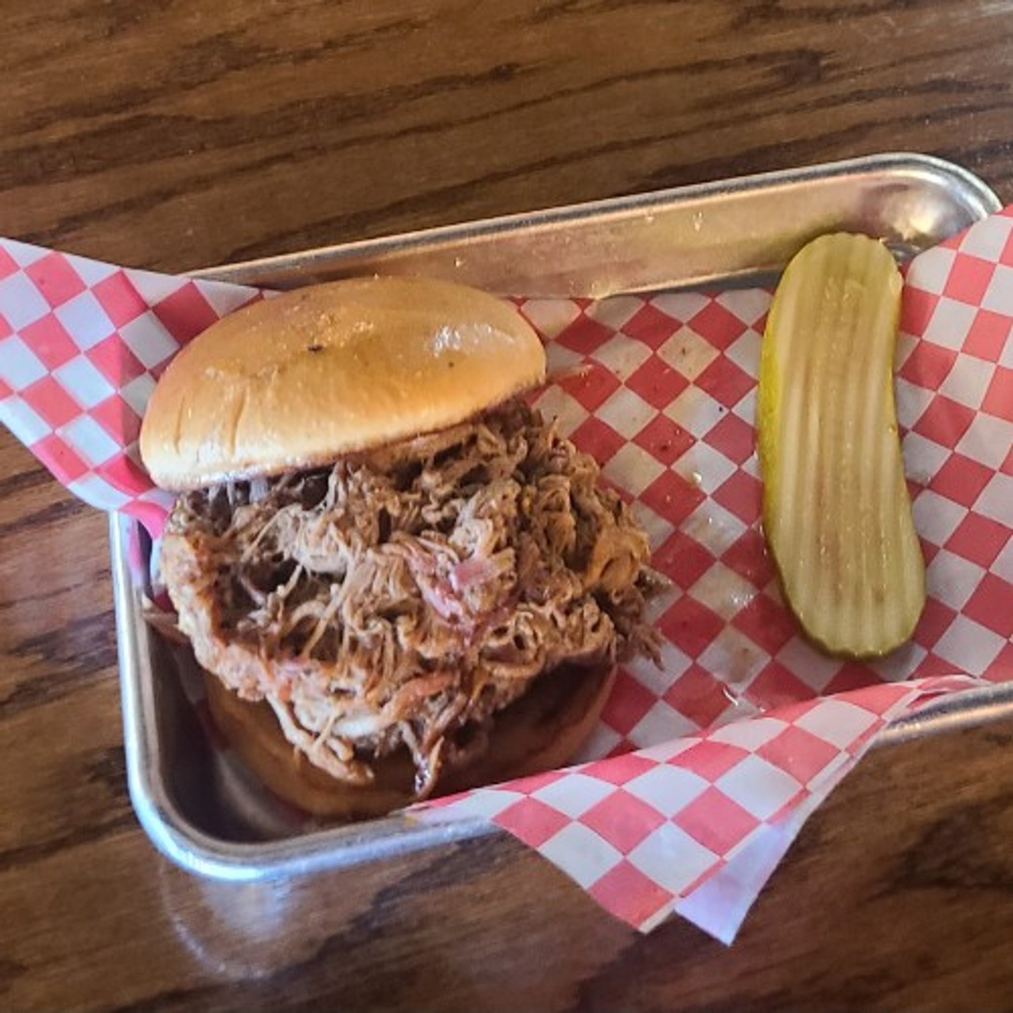 Shredded Brisket Sandwich