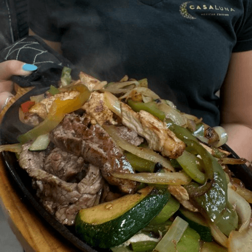 Sizzling Veggie Fajitas Dinner
