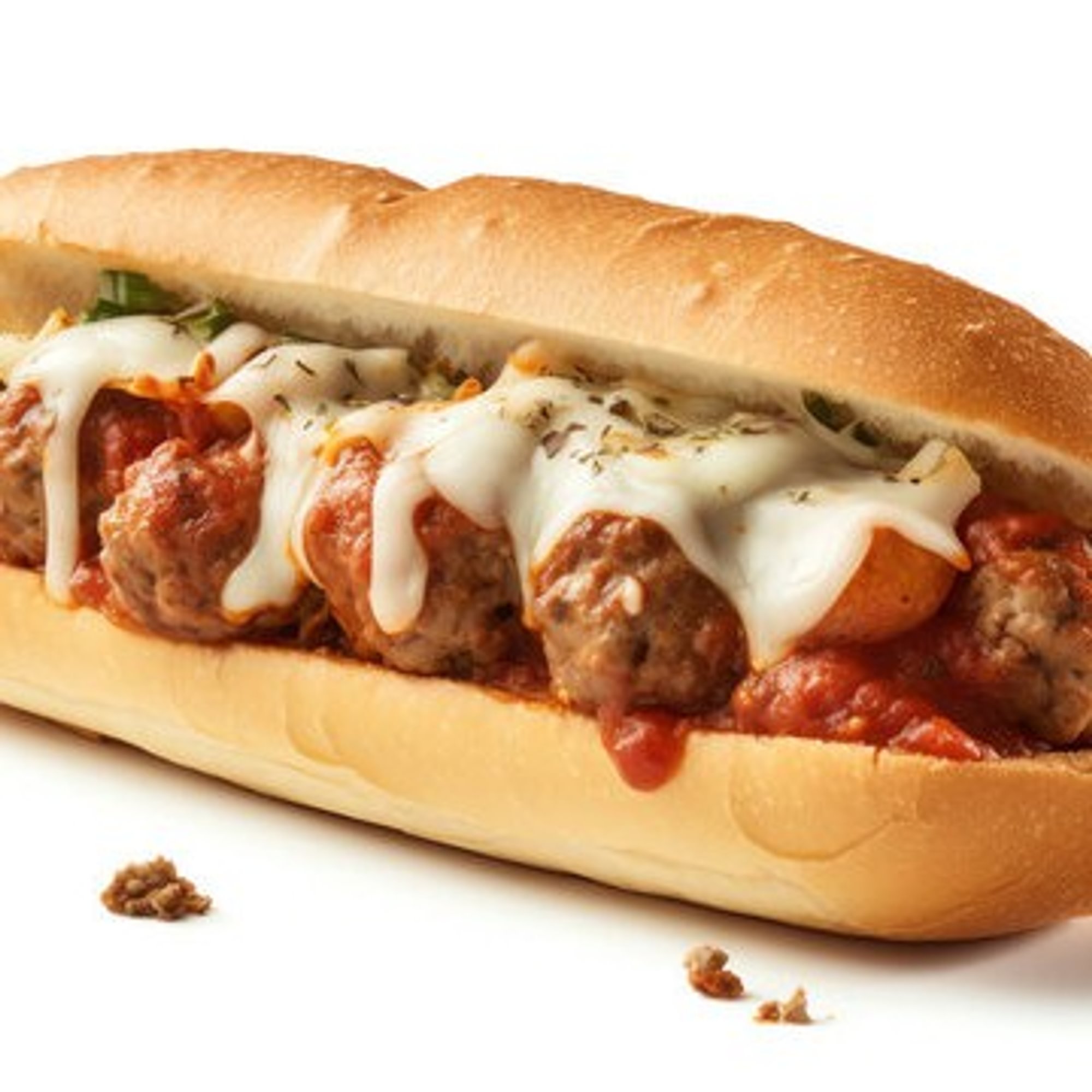 Large Meatball Sub with Fries