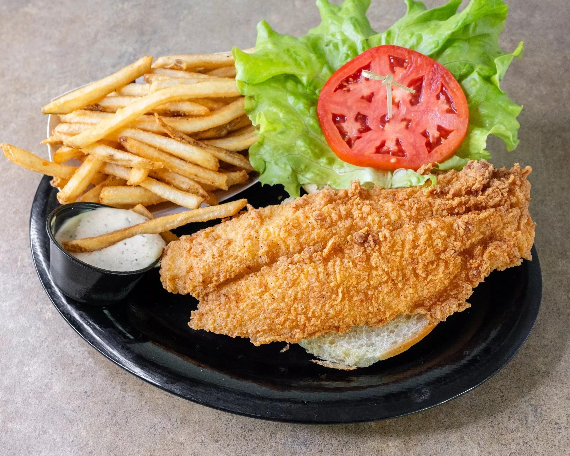 Fried Flounder Sand