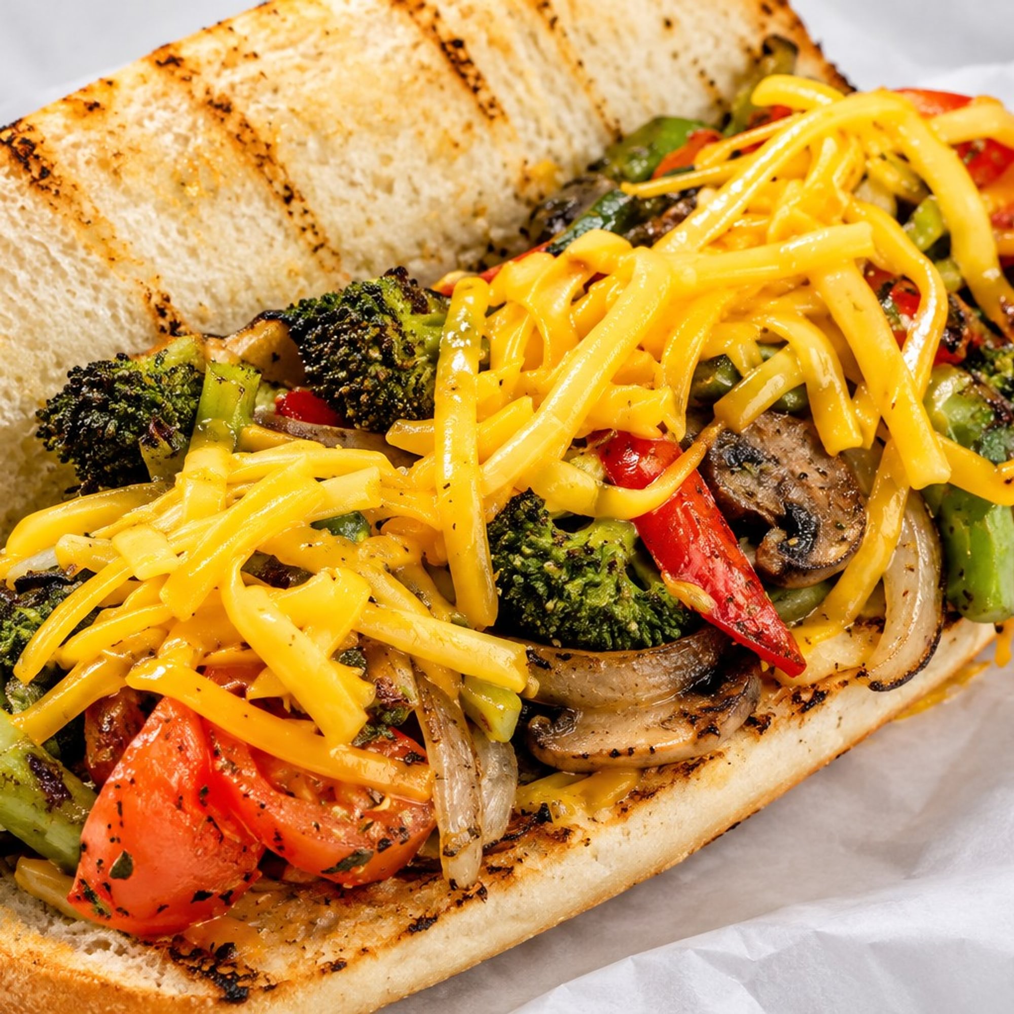 Grilled Veggie Hero Sandwich