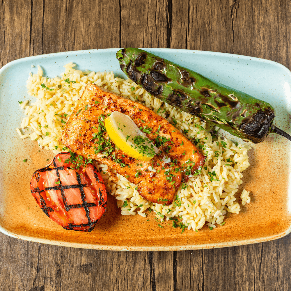 Salmon Filet Platter