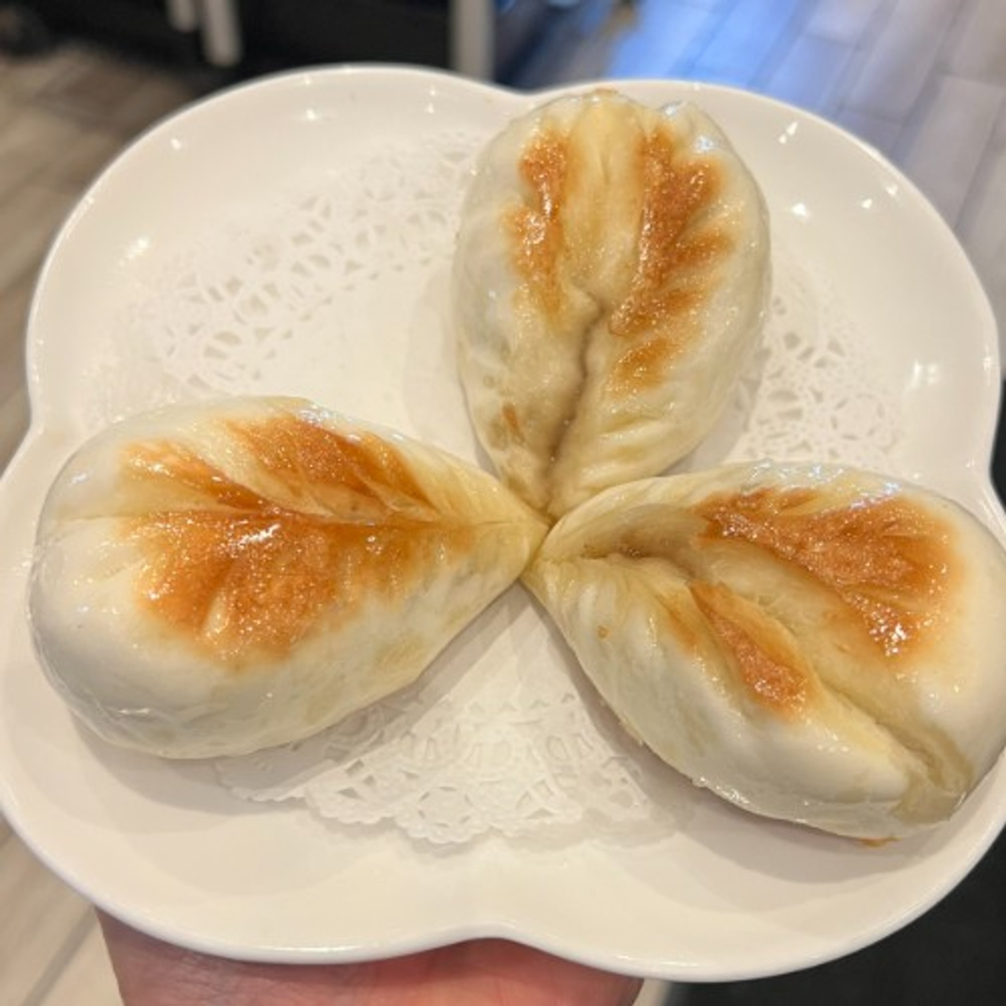Vegan Pan Fried "Pork" Vegetable Bao (3)