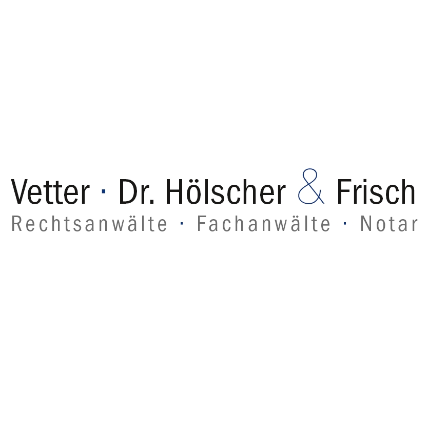 Logo von Vetter - Dr. Hölscher - Frisch Rechtsanwälte, Fachanwälte, Notar