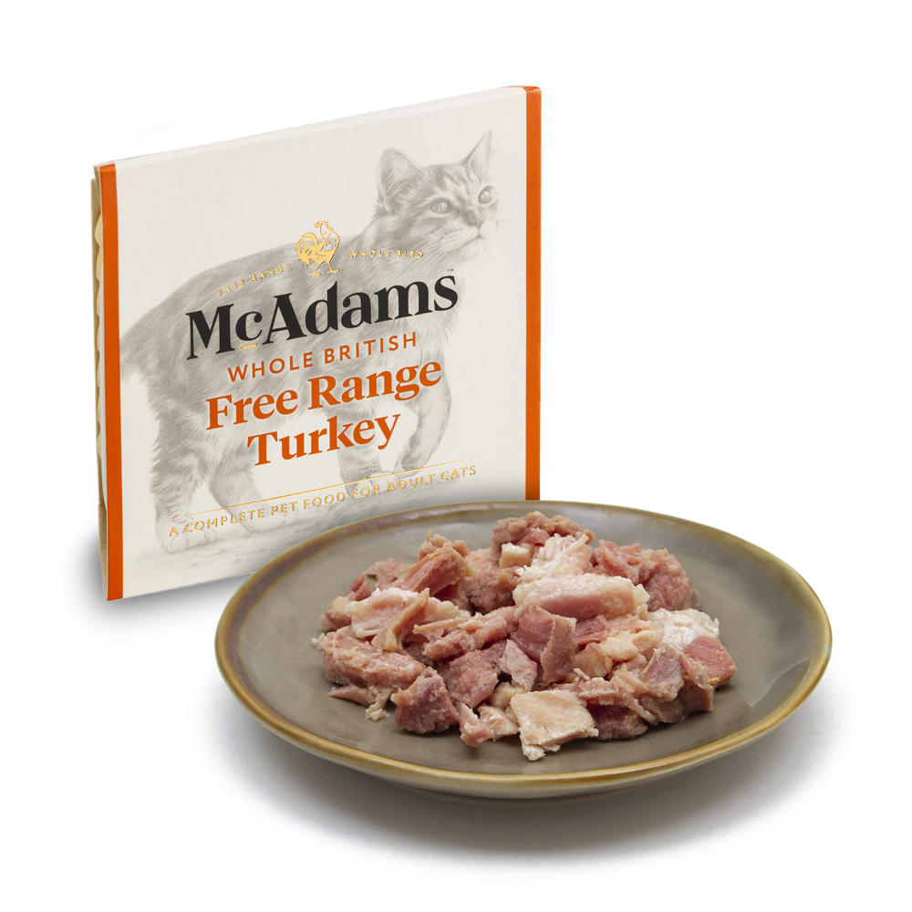 McAdams Whole British Free Range Turkey Cat 100g