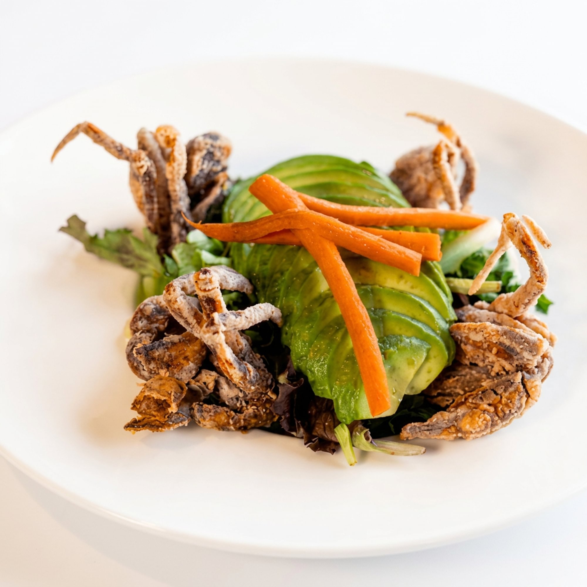 Soft Shell Crab Salad
