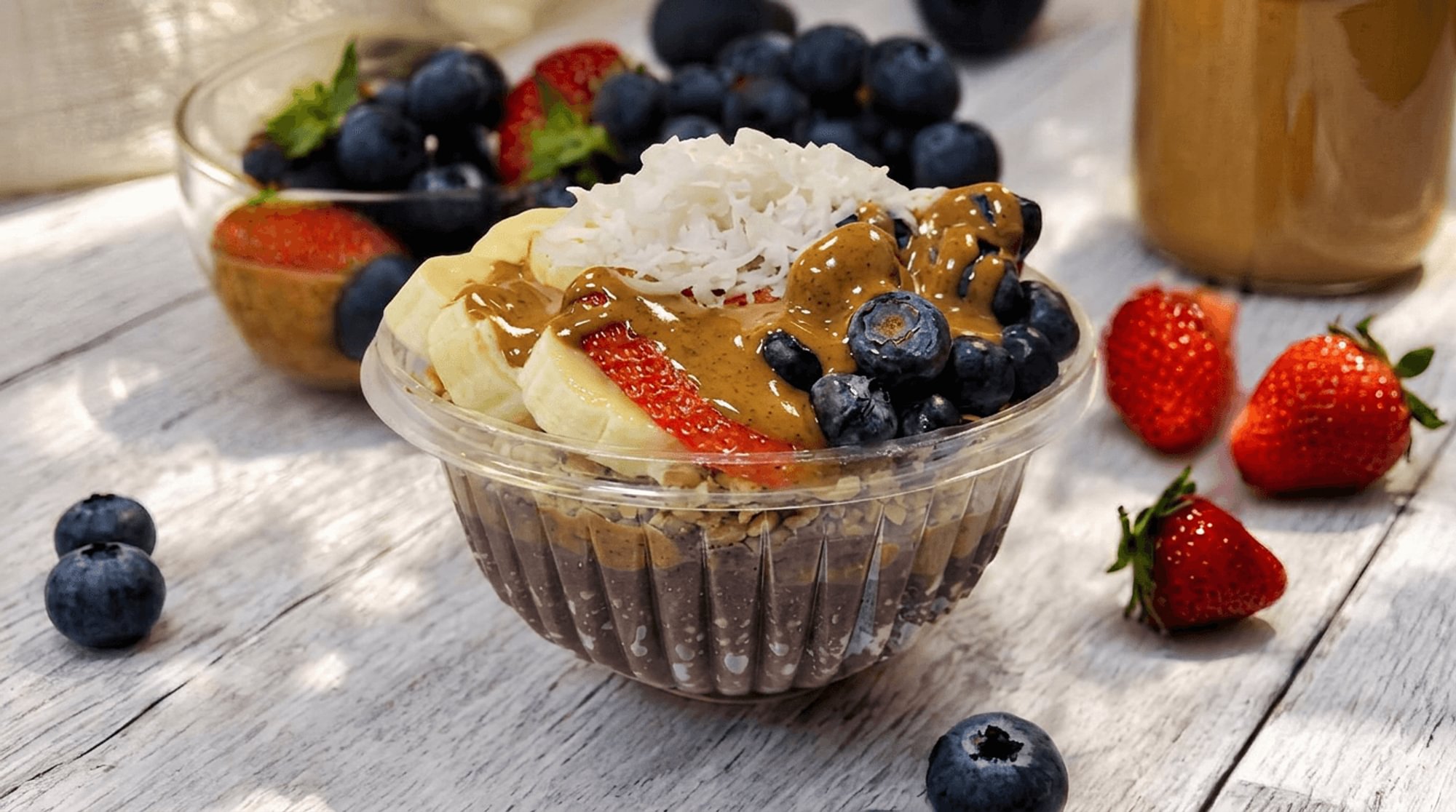 Blueberry Almond Butter Bowl