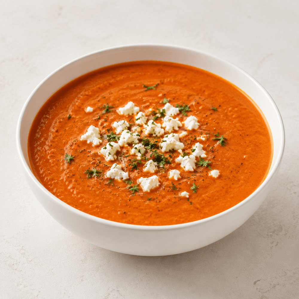 Soup Special - Roasted Red Pepper and Feta