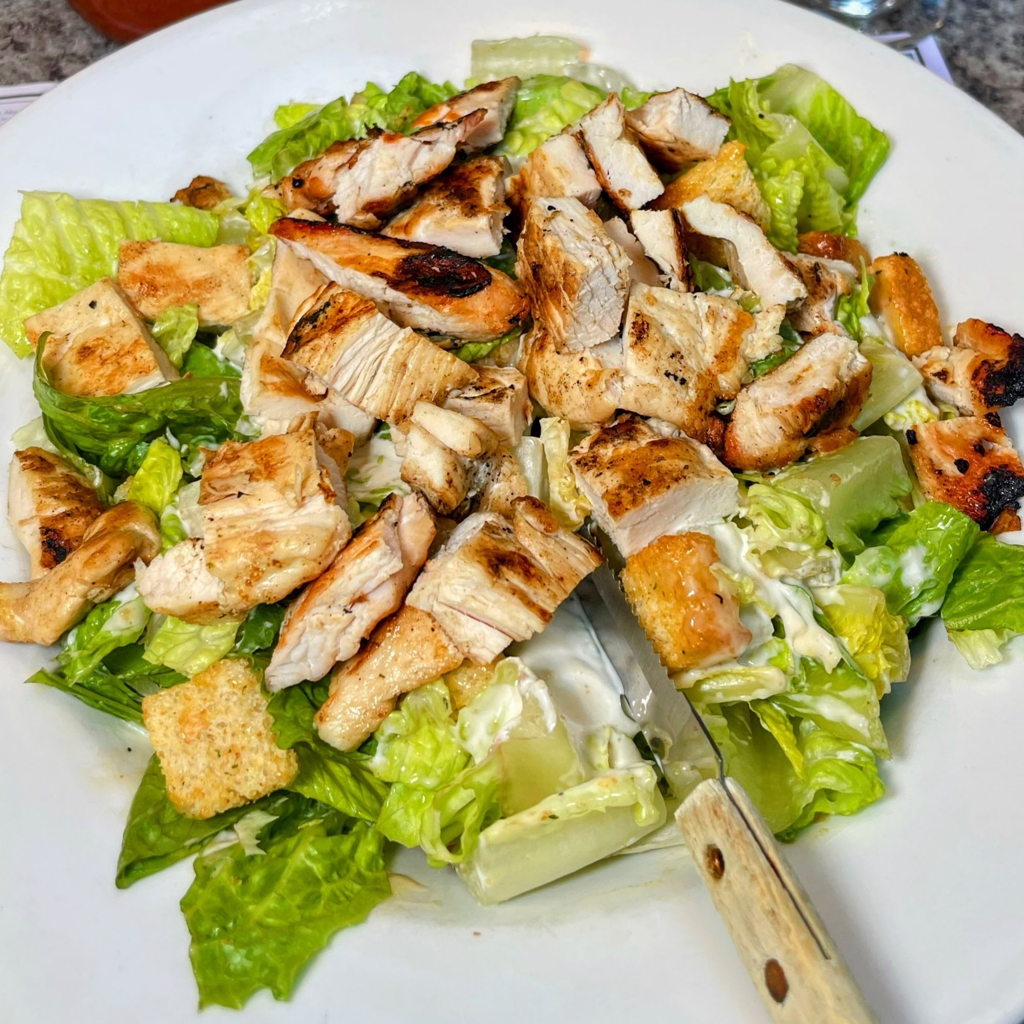 Caesar Salad with Grilled Chicken