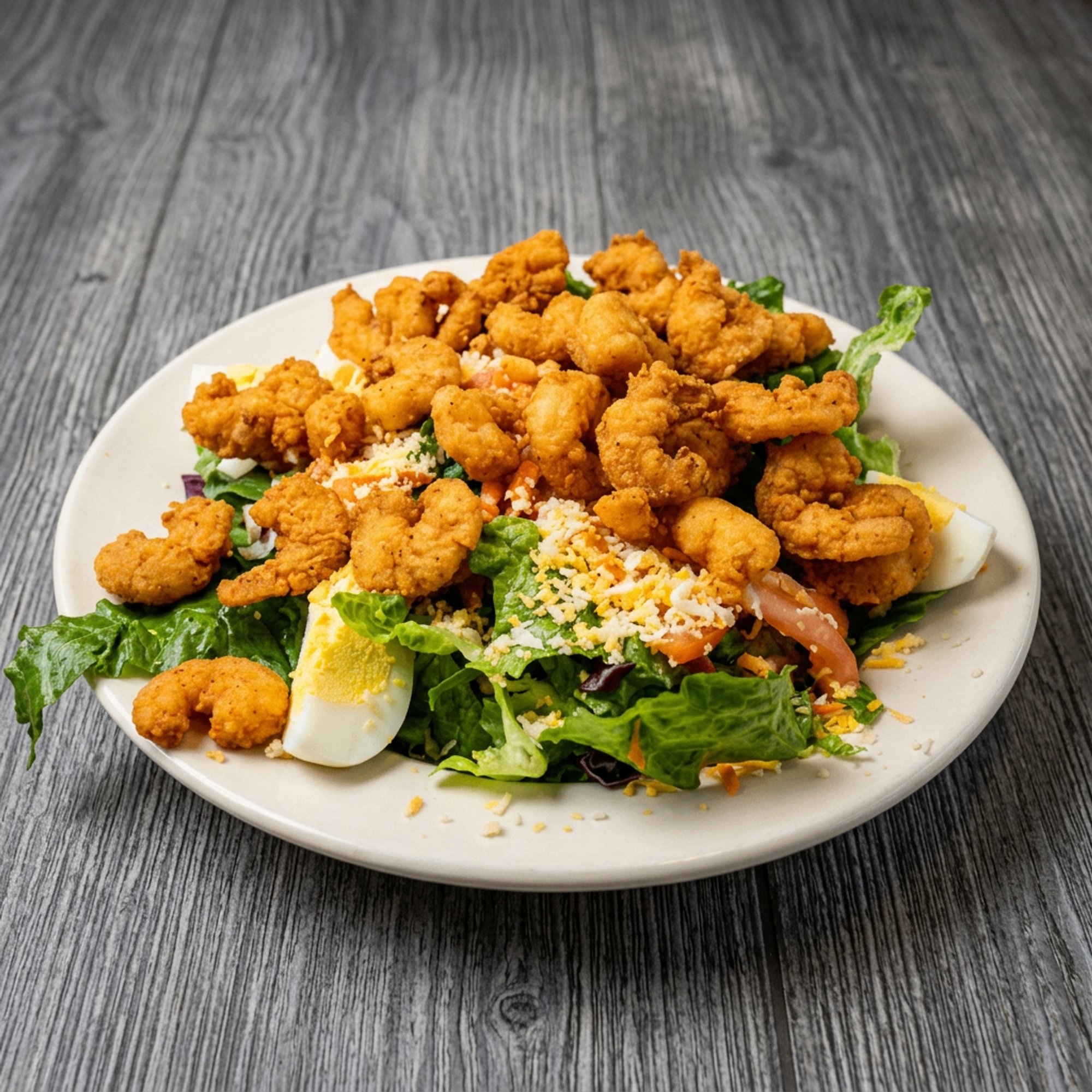 Chef Salad with Fried Chicken or Shrimp