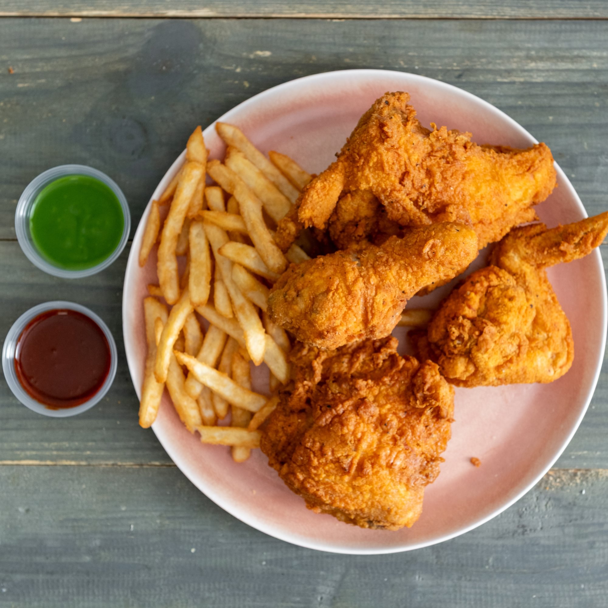 4 Pc Chicken & Fries