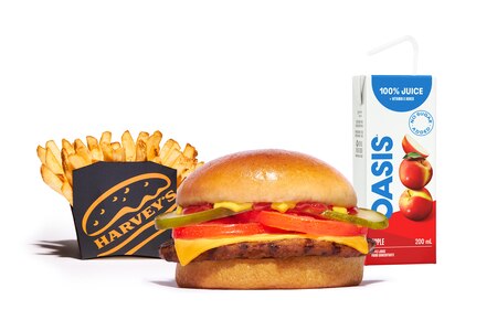 Trio Burger Junior avec fromage pour enfants