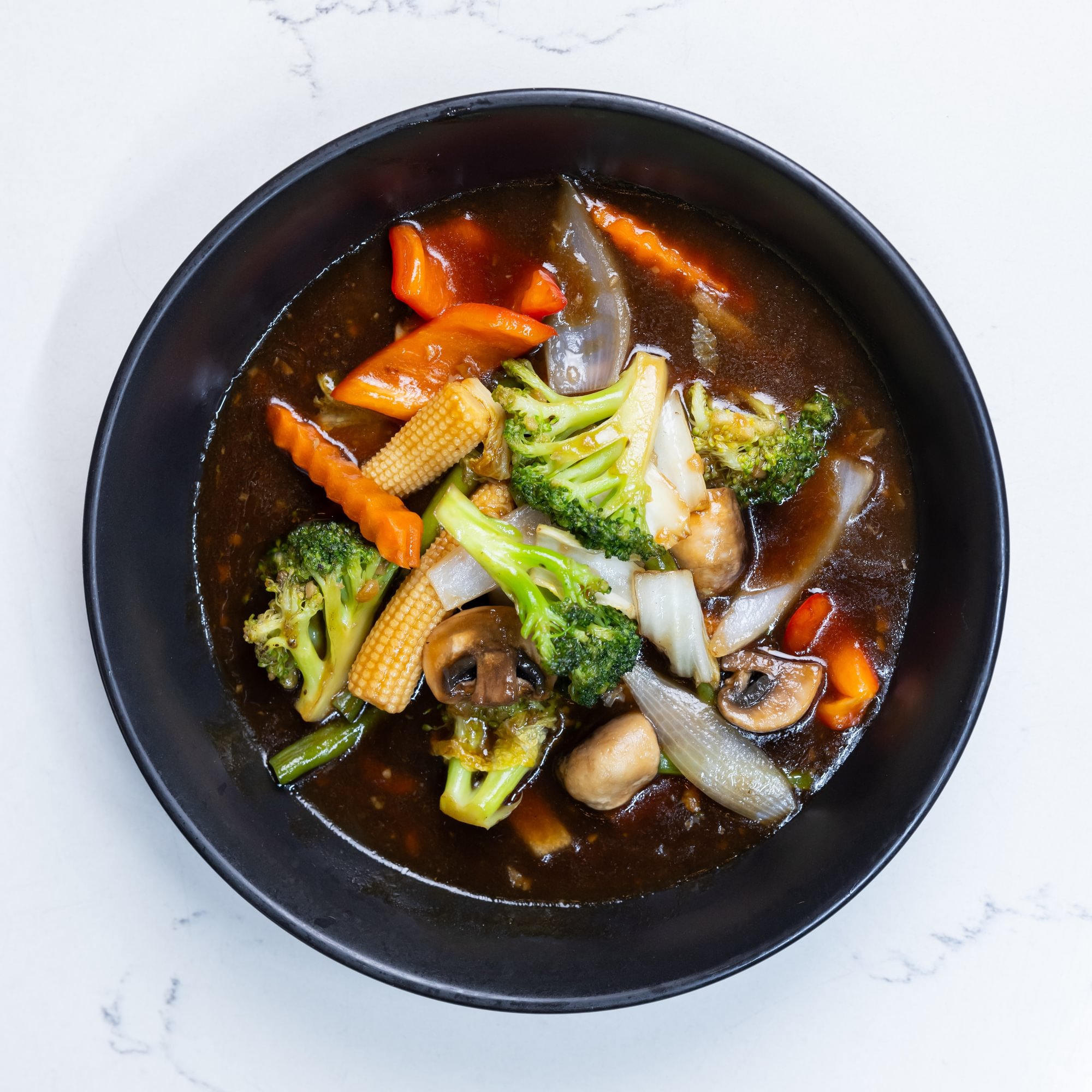 Pad Babycorn "Kao Poad Aon"