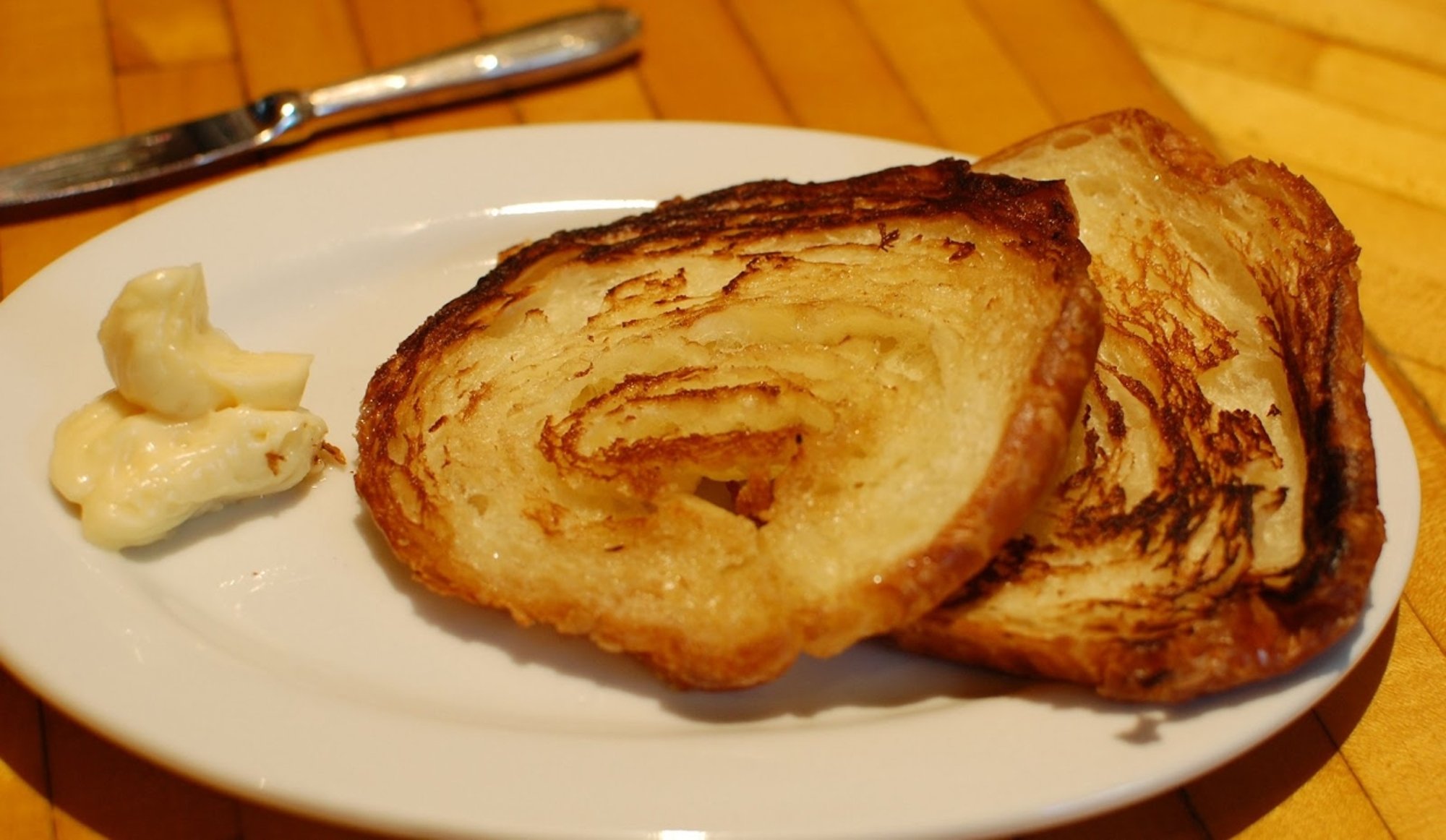 Toasted Croissant with Butter