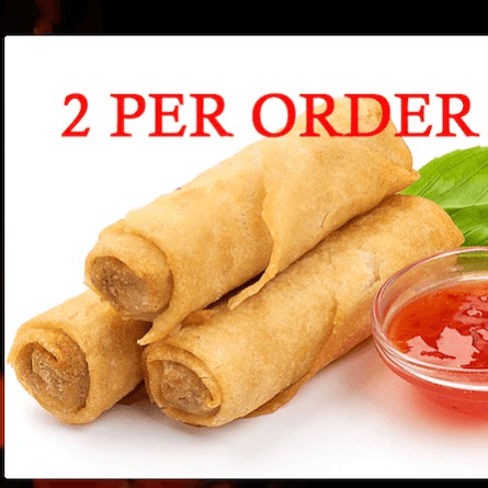 CRAB RANGOON EGG ROLLS (3 PER ORDER)