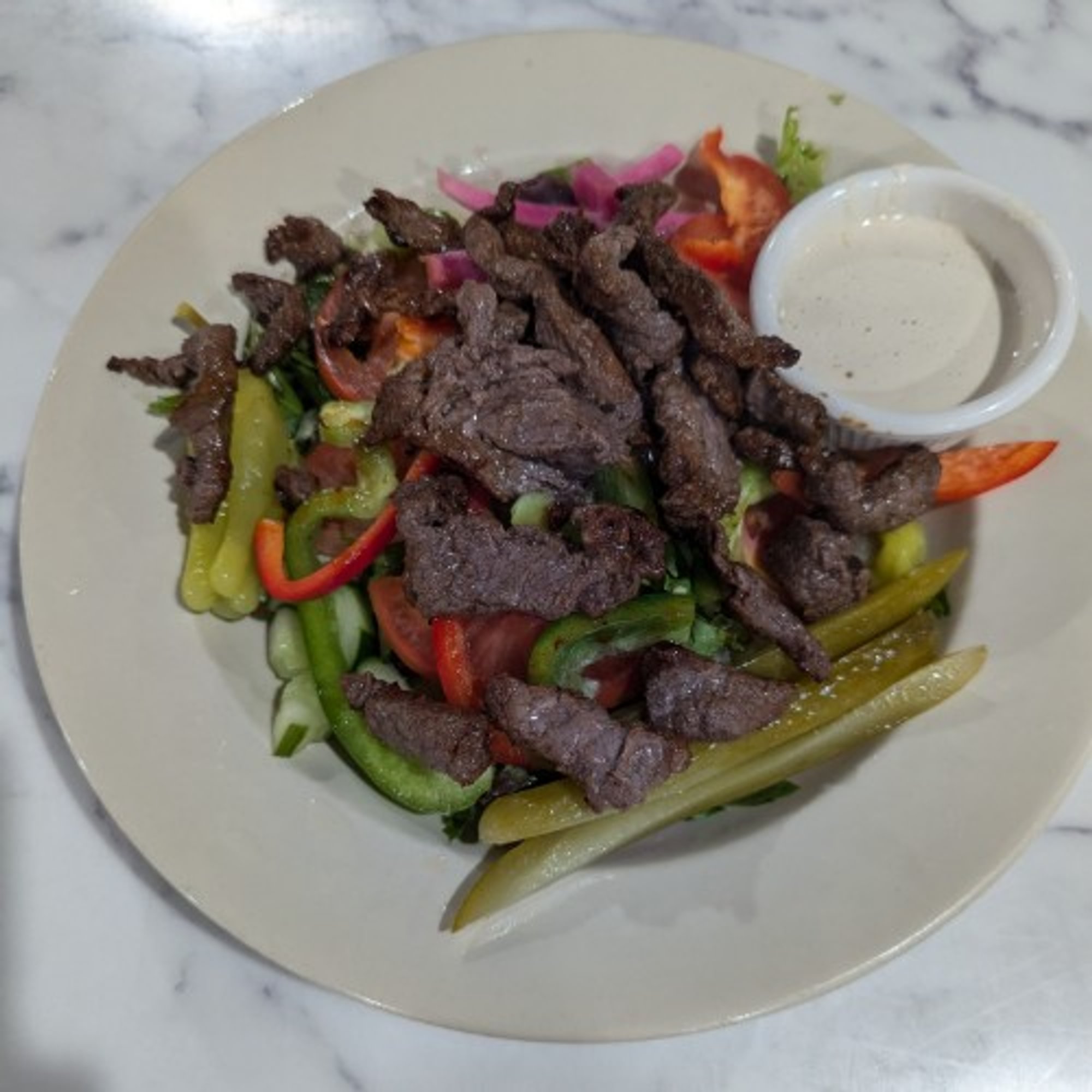 Beef Shawarma Salad