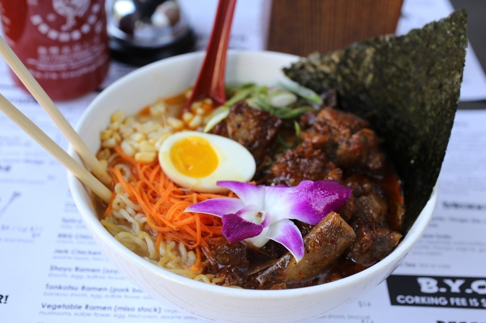 Spicy Bone Yard Rib Tip Ramen