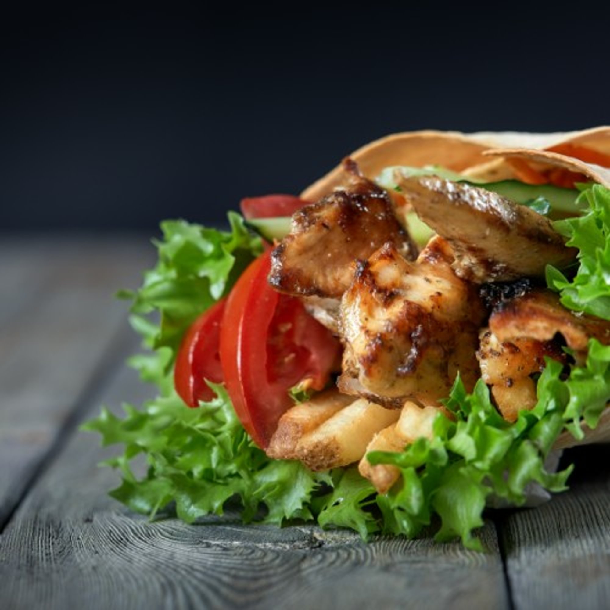 Grilled Chicken Caesar Wrap