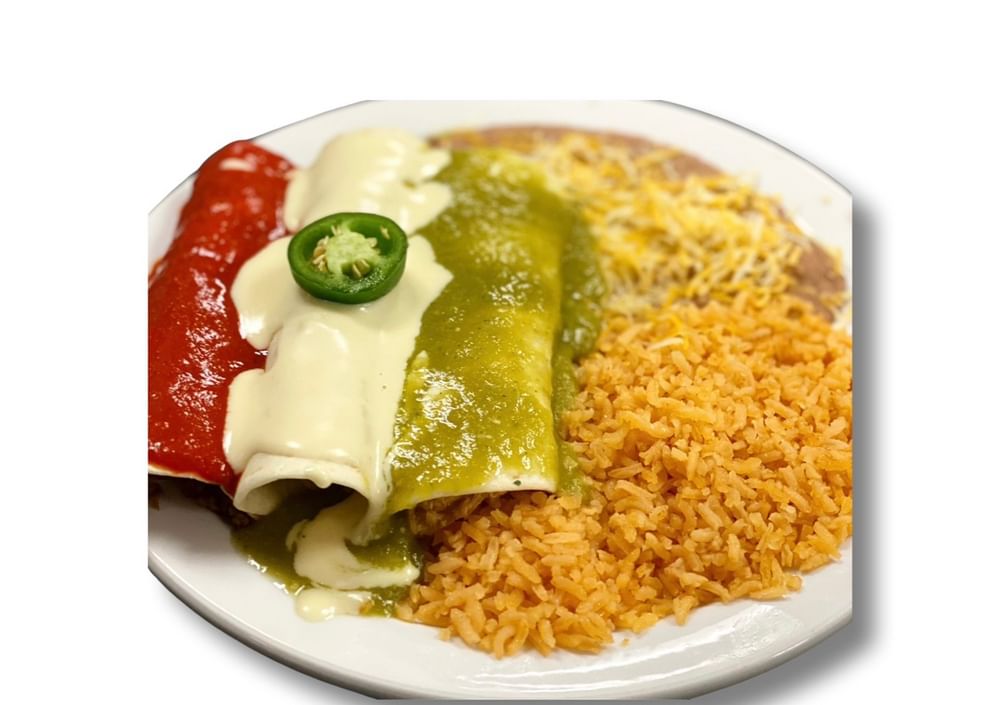 Mexican Flag Enchiladas
