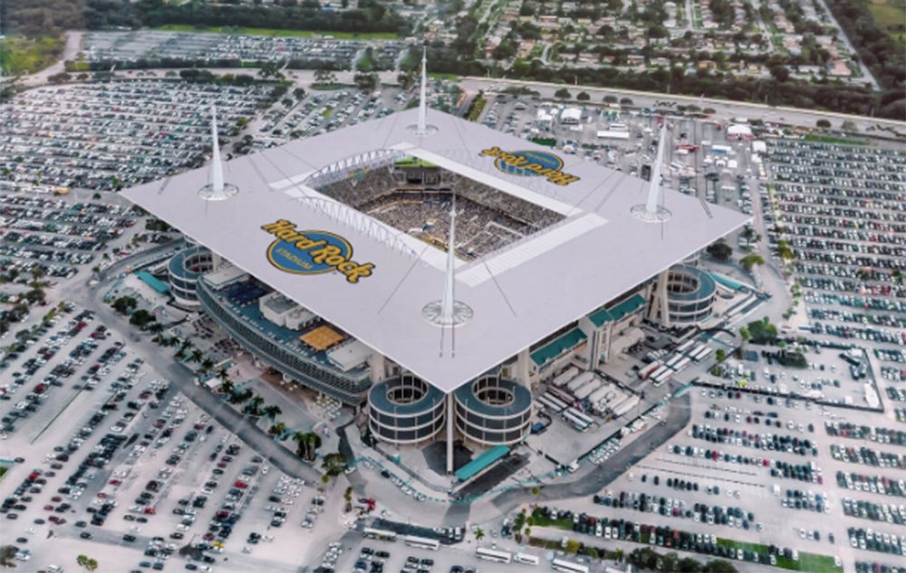 Find parking near Hard Rock Stadium in Miami, Florida