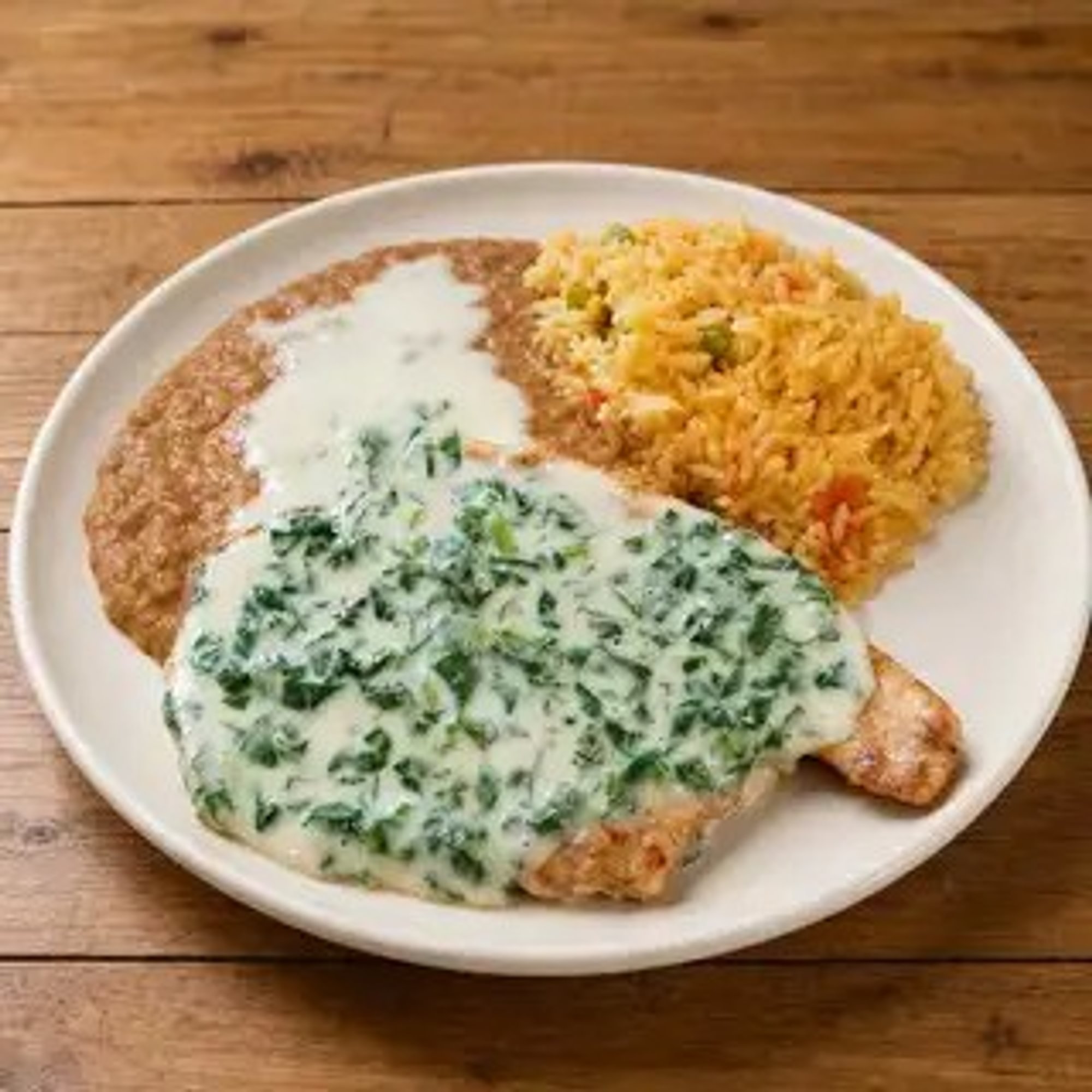 Pollo con Espinacas