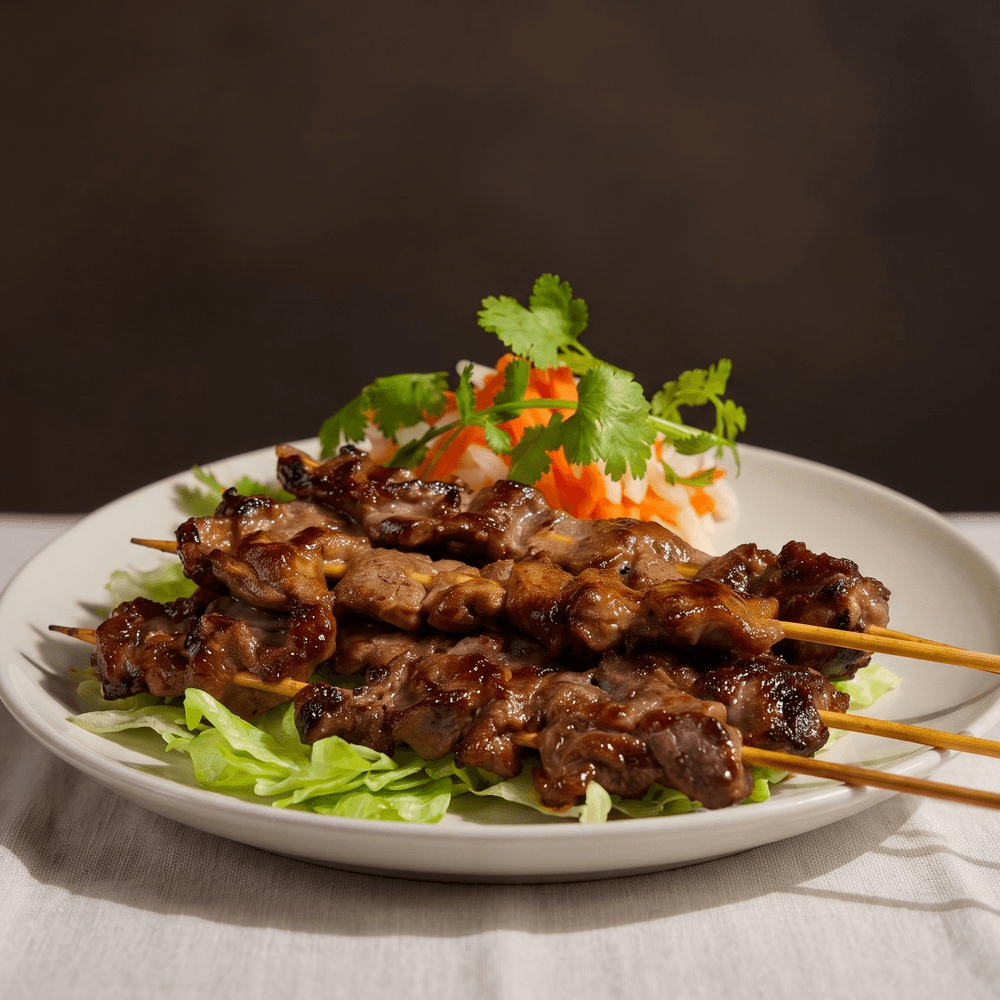 Beef Shish-Kebab on Sticks