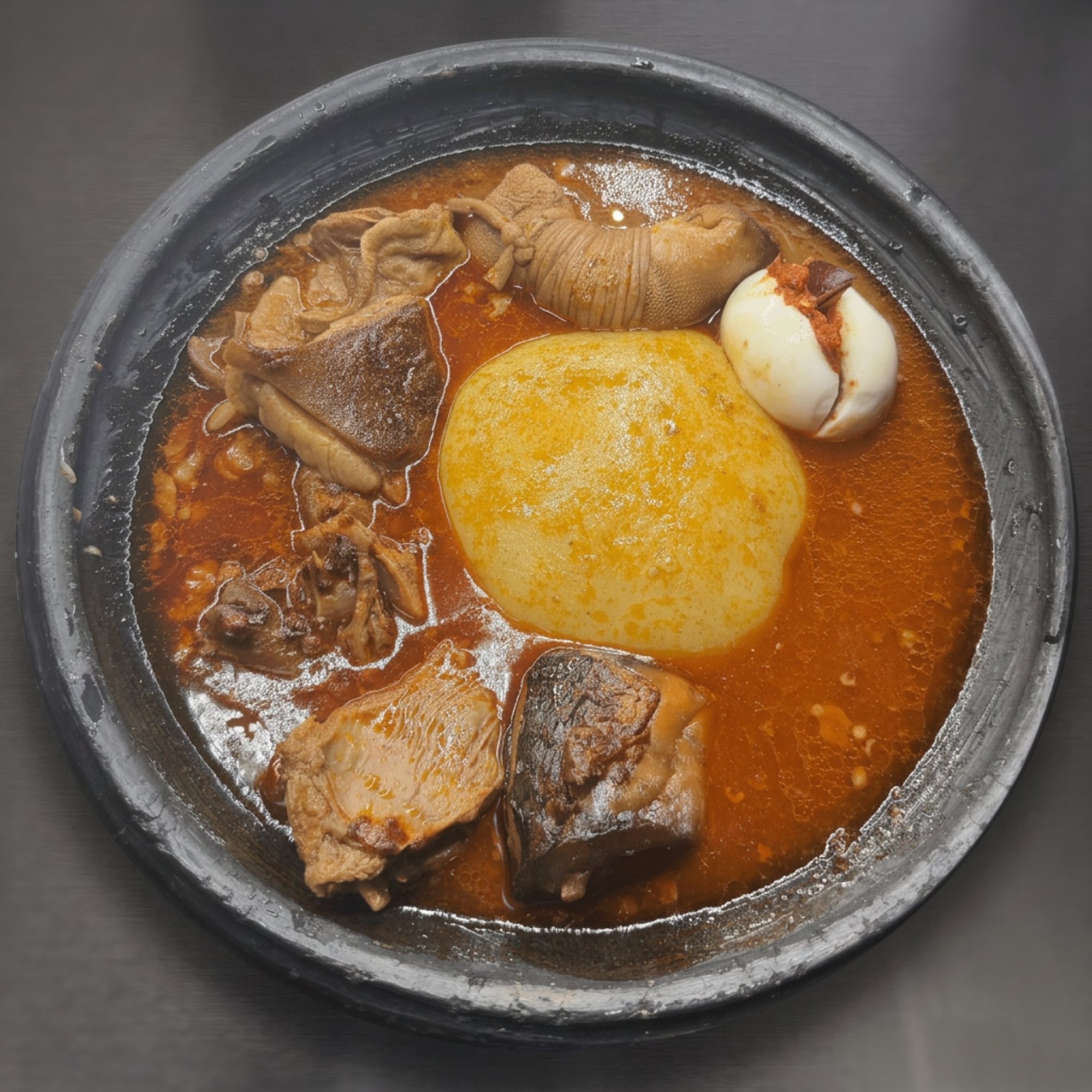Fufu and Goat Light Soup