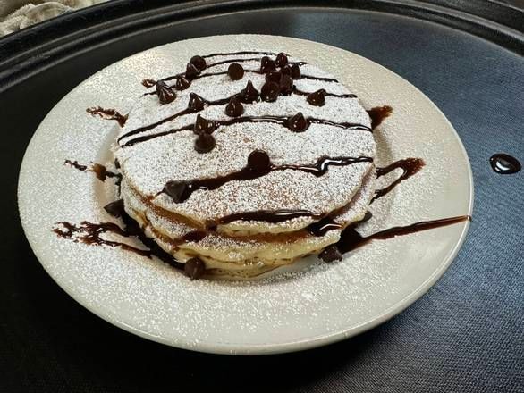 Double chocolate chip pancakes