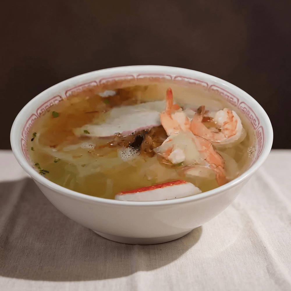 Shrimp, Crab, Pork Noodle Soup
