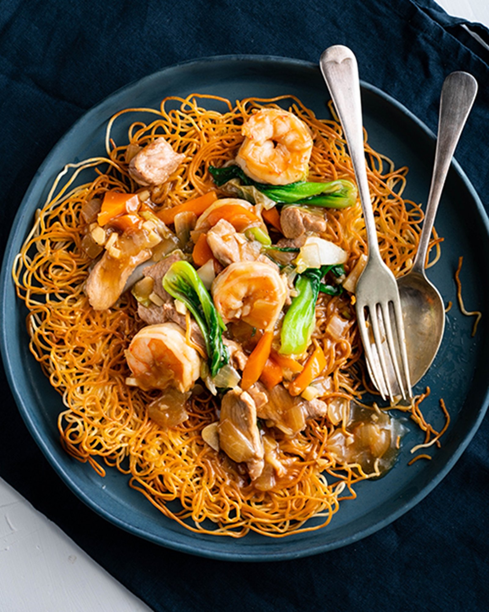 Pan Fried Crispy Noodles * NEW ITEM * MUST TRY *