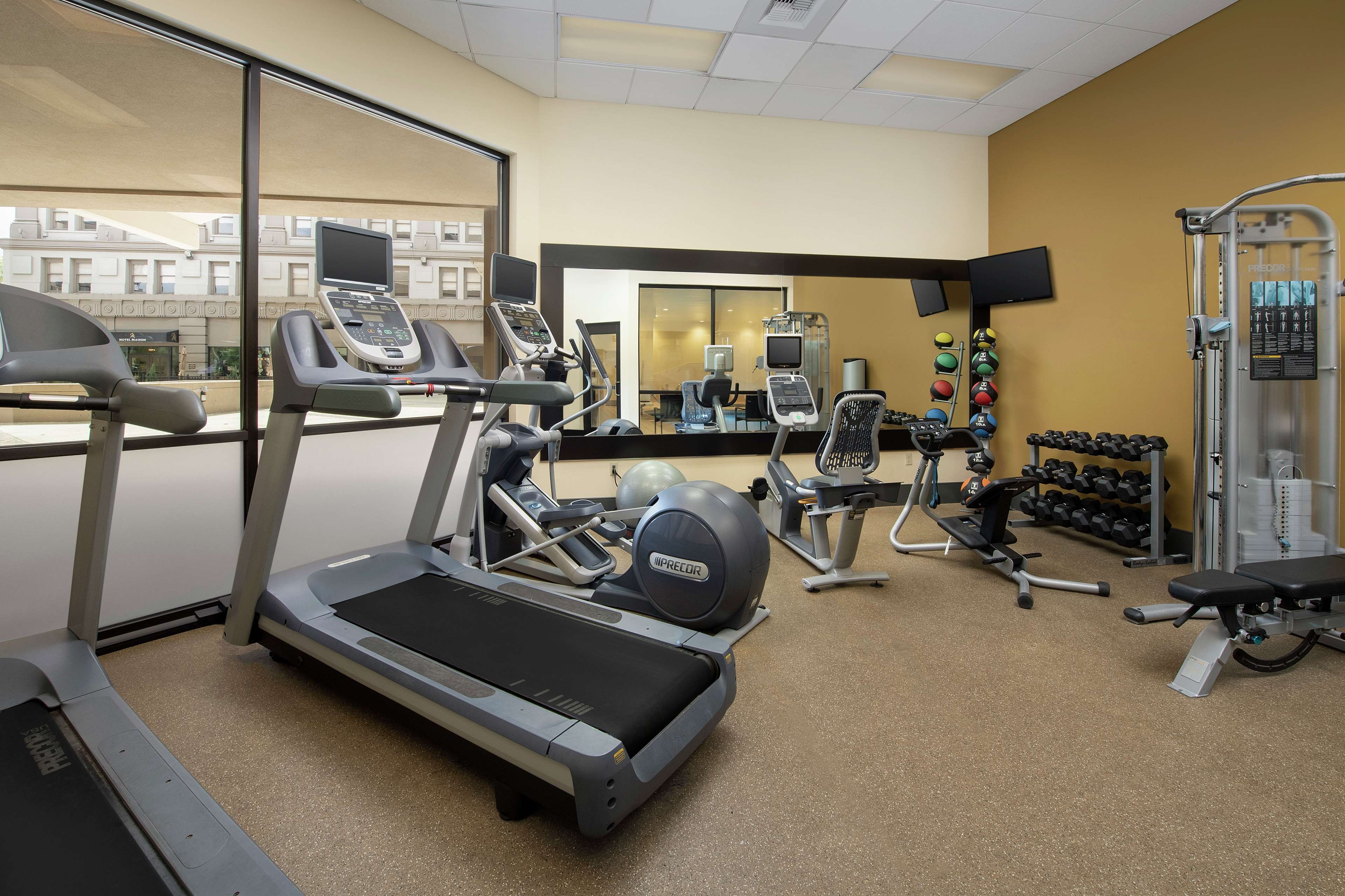 Health club  fitness center  gym