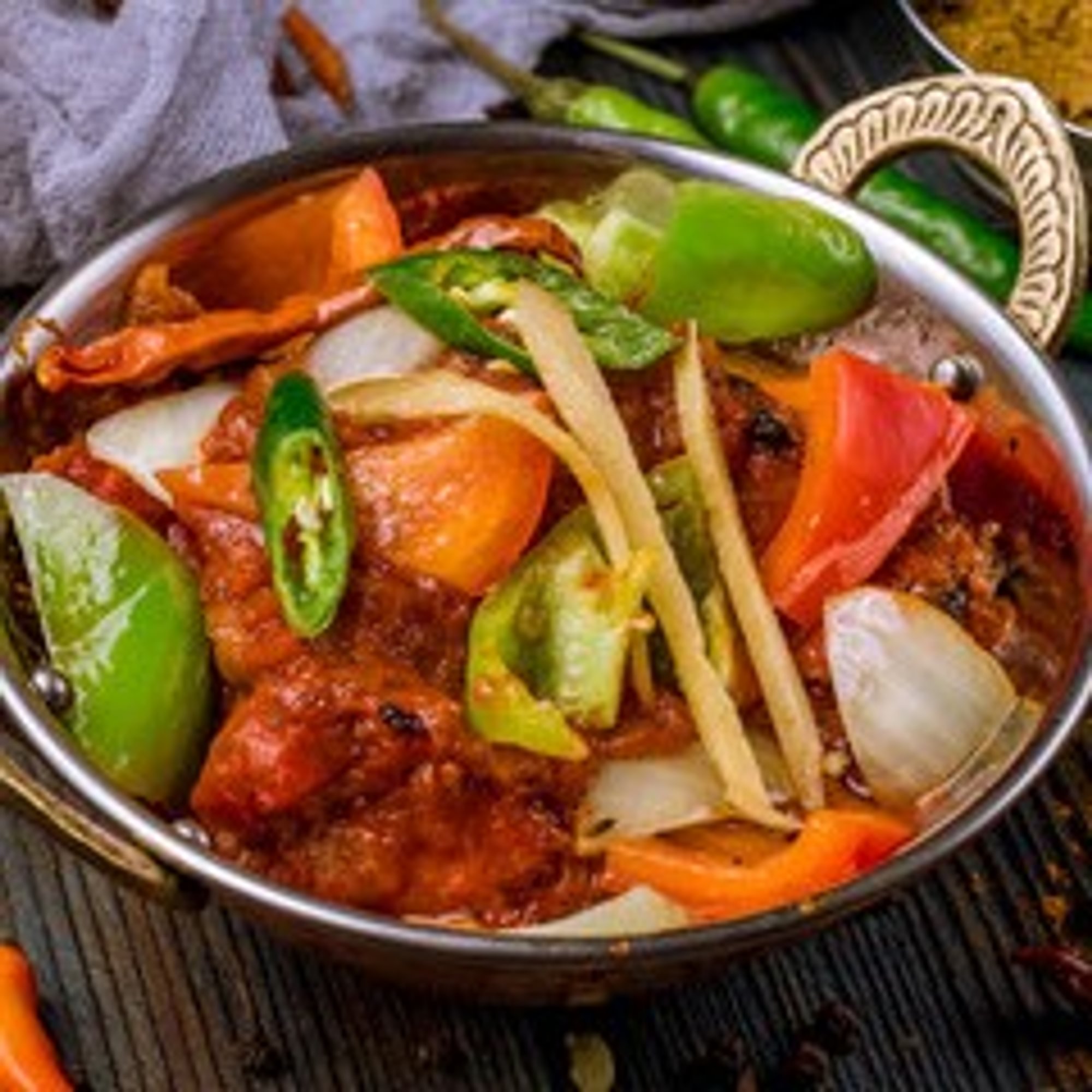 E12 Kadhai Chicken