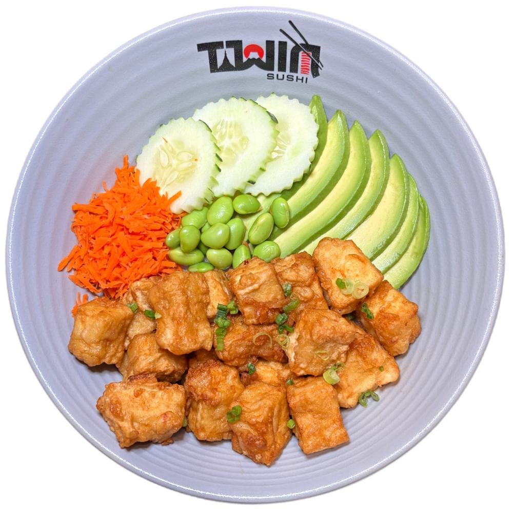 Ginger Tofu Poke Bowl