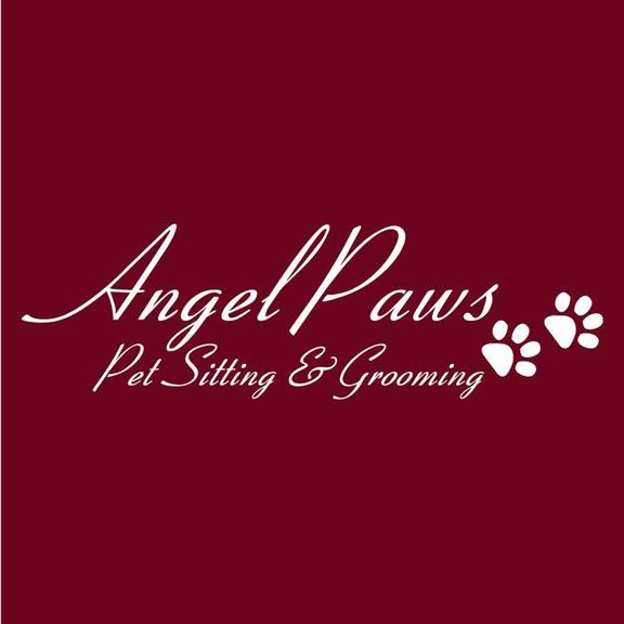Angel Paws Pet Sitting and Grooming Logo