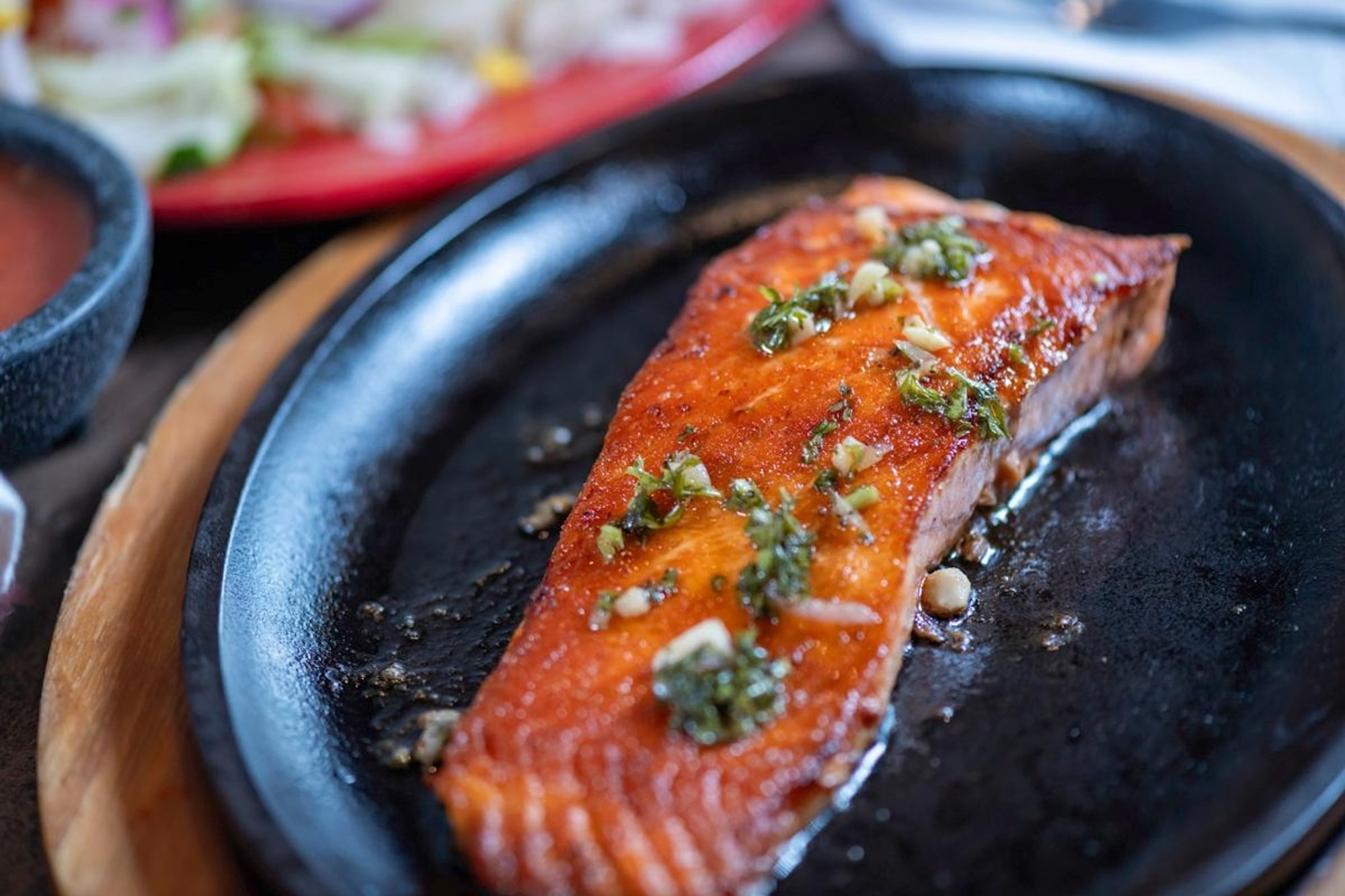 Grilled Salmon Salad