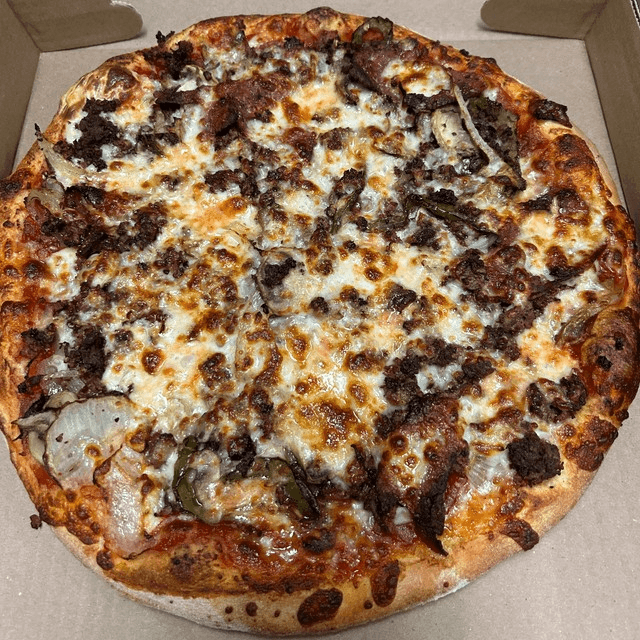 Steak Bomb Pizza
