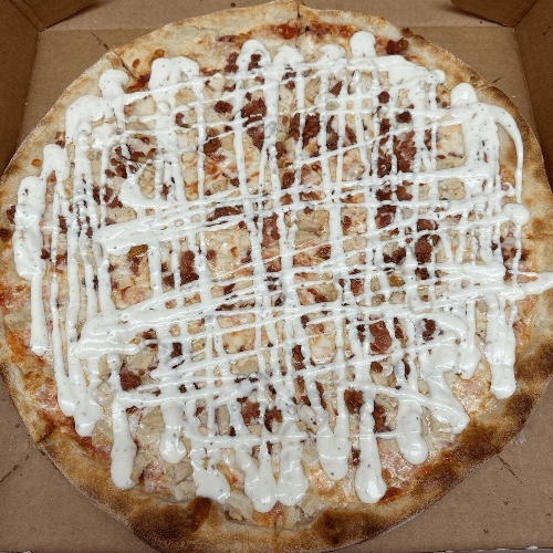 Chicken Bacon Ranch Pizza