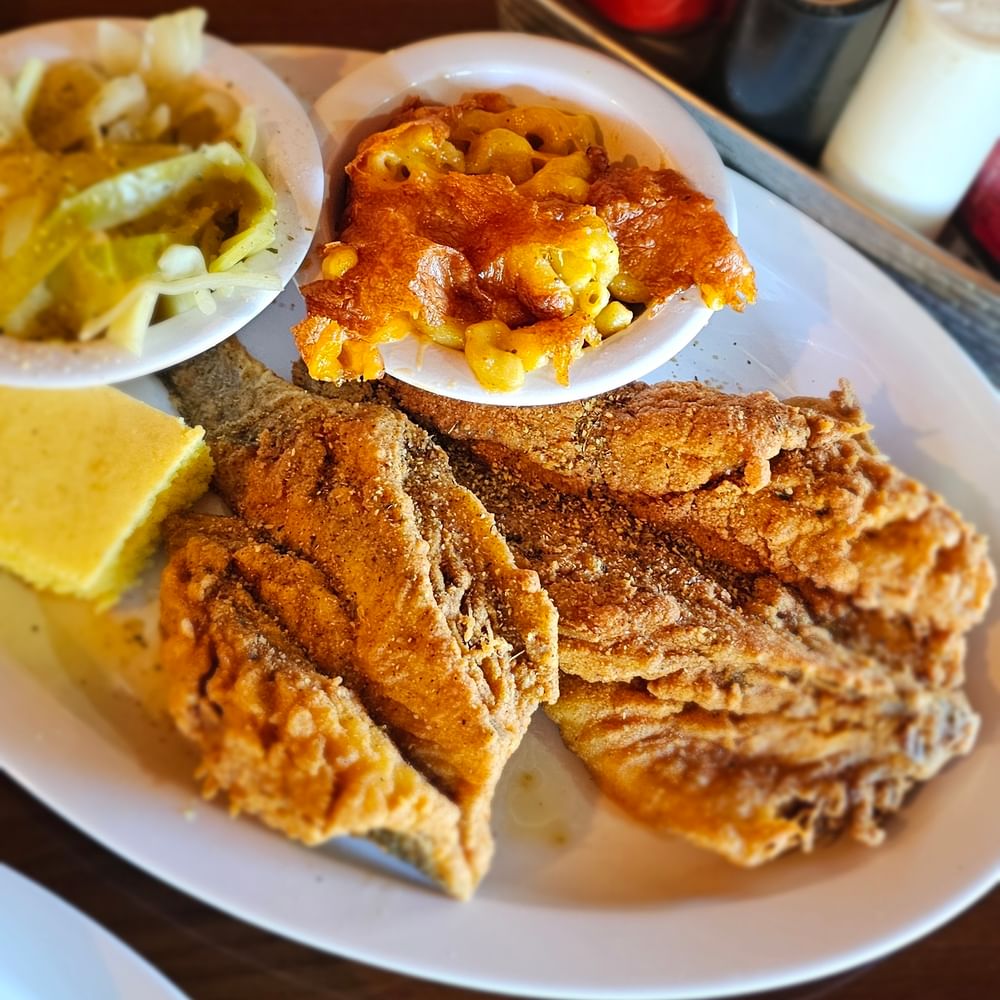 2pc Fish & 2 Side- Croaker