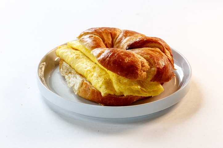 Croissant Eggs Sandwich