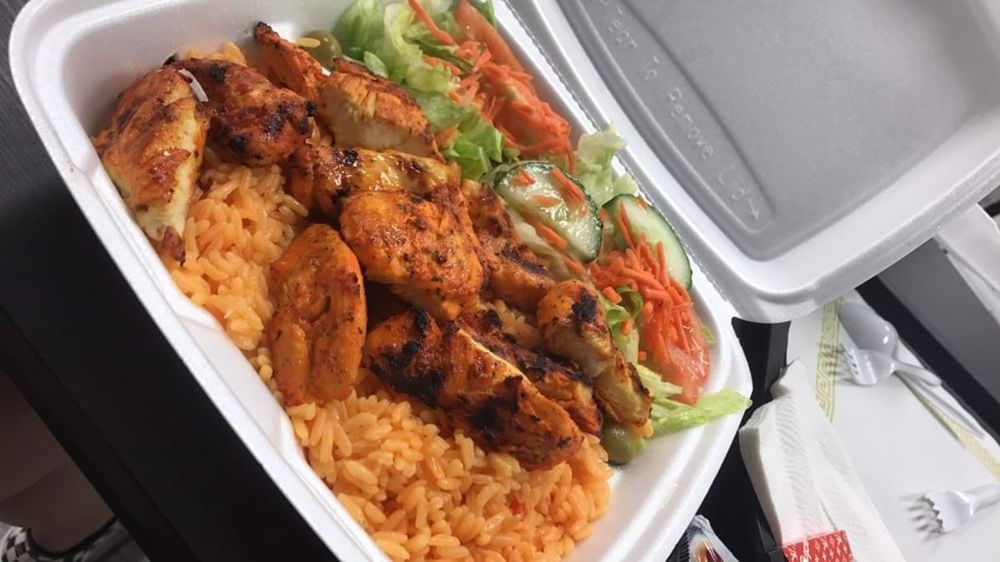 Grilled Chicken with Rice & Salad Combo