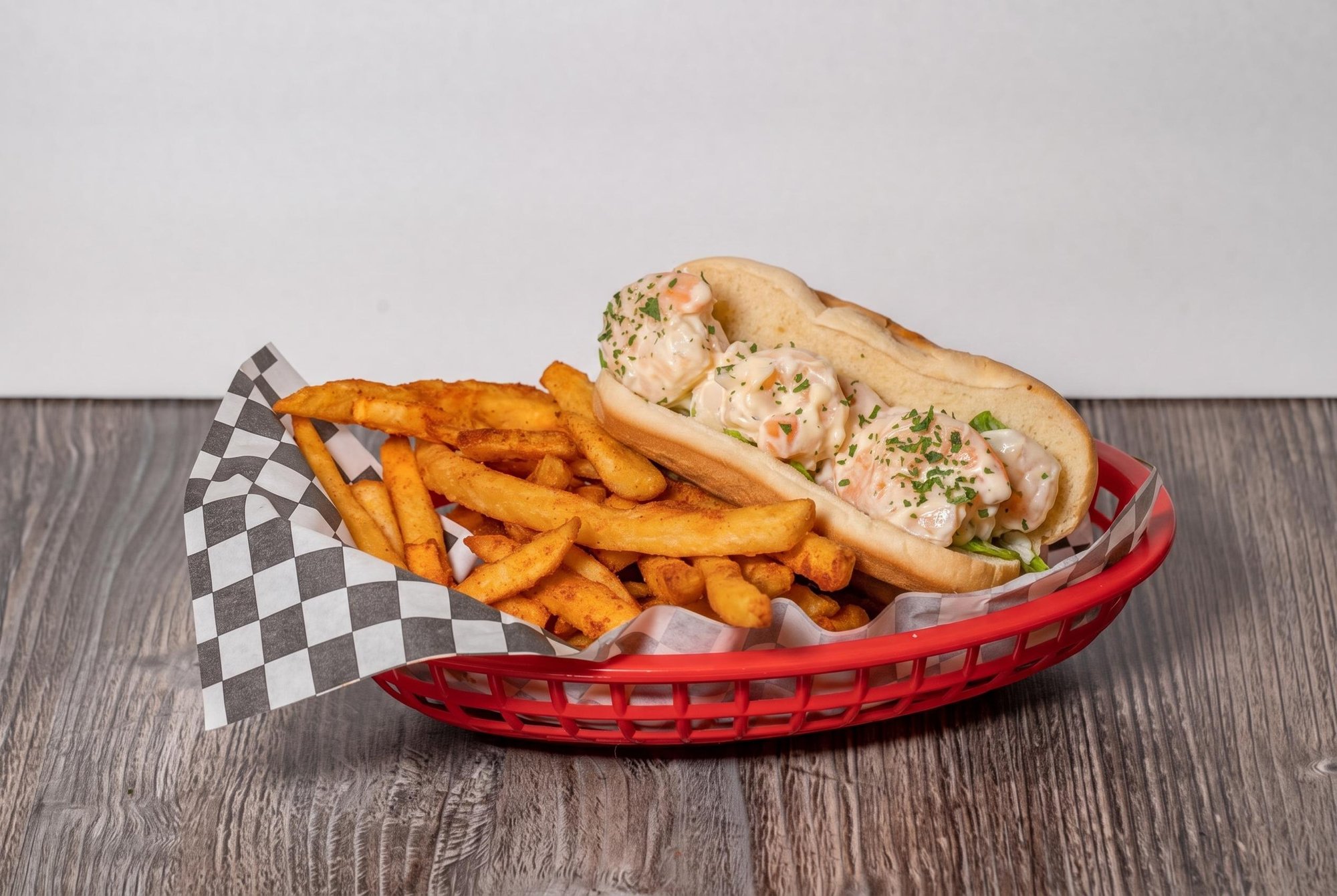 Chicken Caesar Roll & Fries