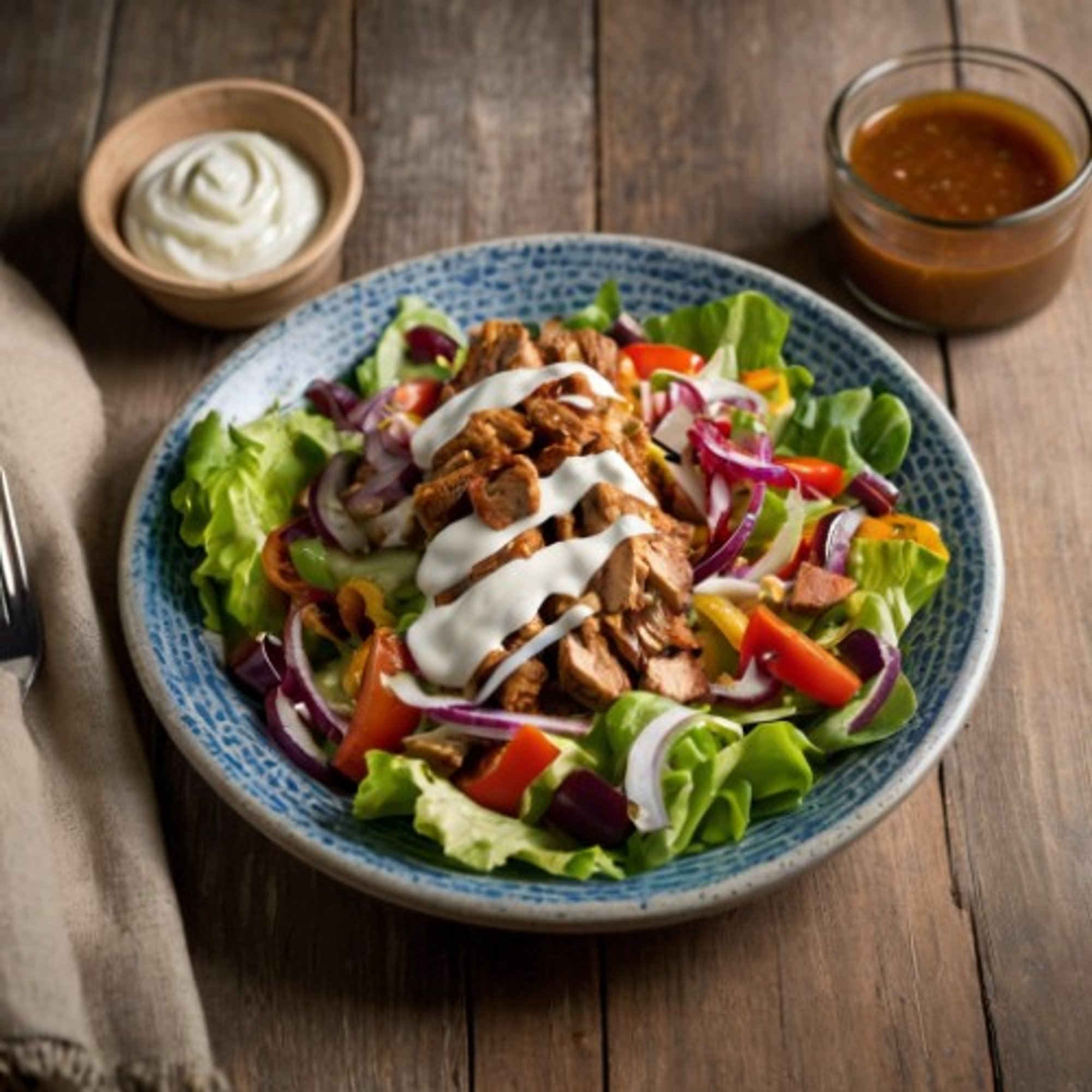 Tikka Cheesesteak Salad
