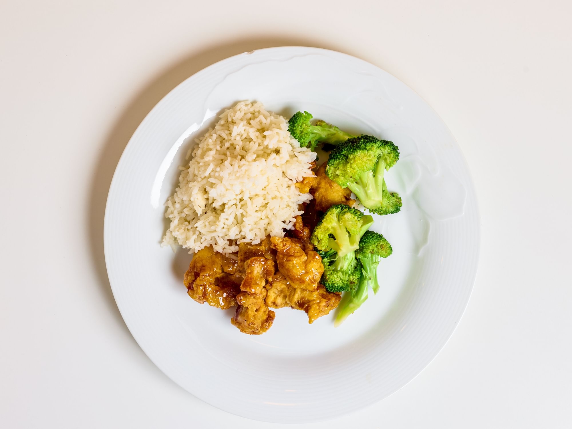 Orange Chicken & Broccoli