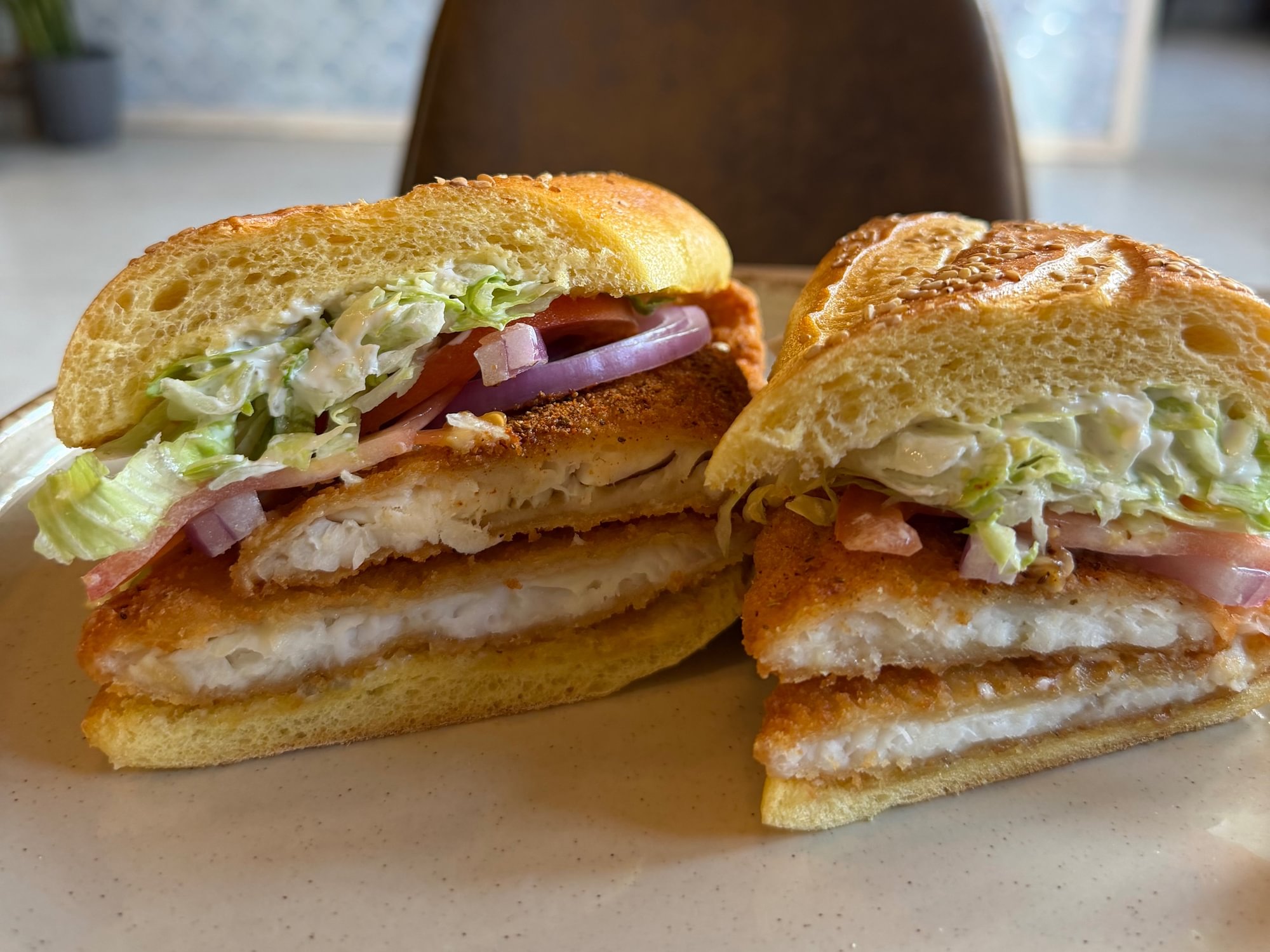 Crispy Flounder Club