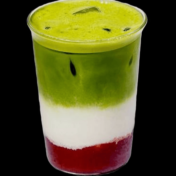 Strawberry Matcha Latte